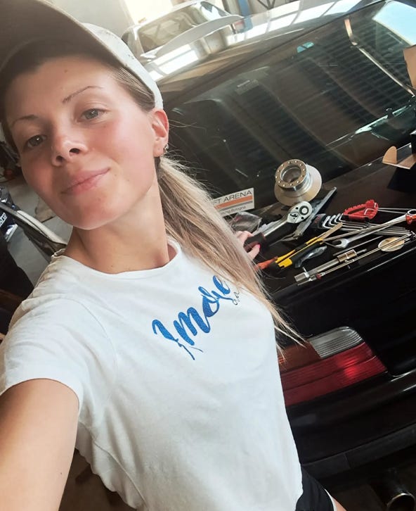 Tania Bovolenta, istruttore Drifting, Drift Arena, Scuola Drift, Drifting Academy