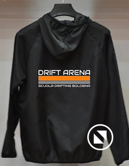 Kway antivento nero, Drift Arena, Drifting k-way 2