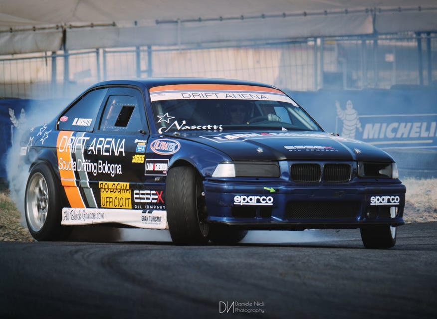 Corsi Drifitng, Drift Arena, Scuola Drift, BMW M3 Nascetti Massimo