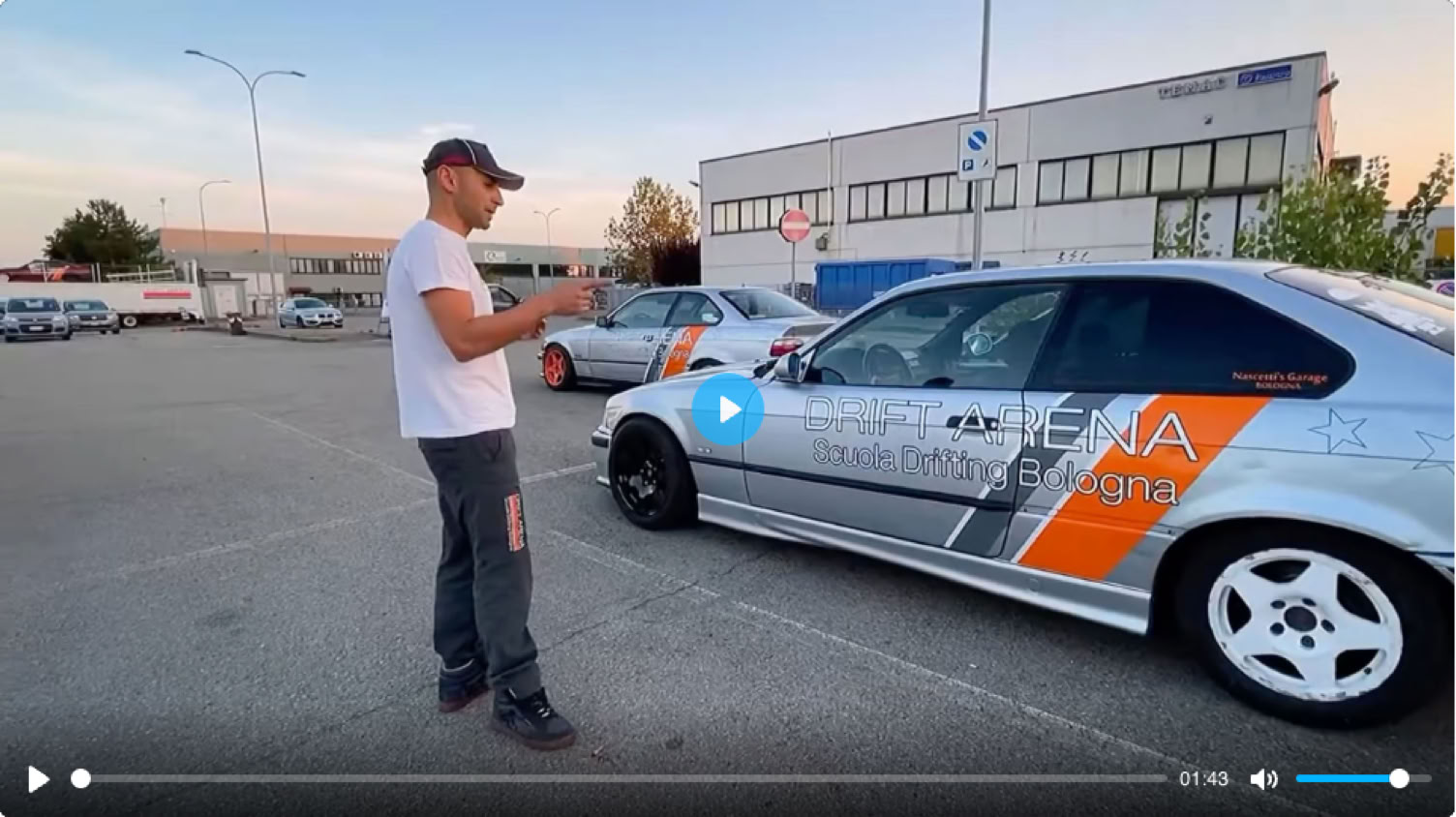 Modifiche di una BMW da Drift, freno a mano idraulico per drifting, differenziale saldato, angolo di sterzo modificato