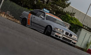 BMW di traverso