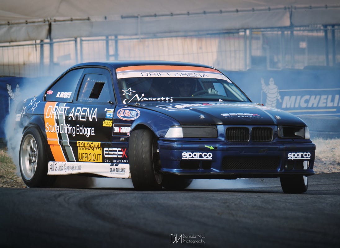 Corsi Drifitng, Drift Arena, Scuola Drift, BMW M3 Nascetti Massimo