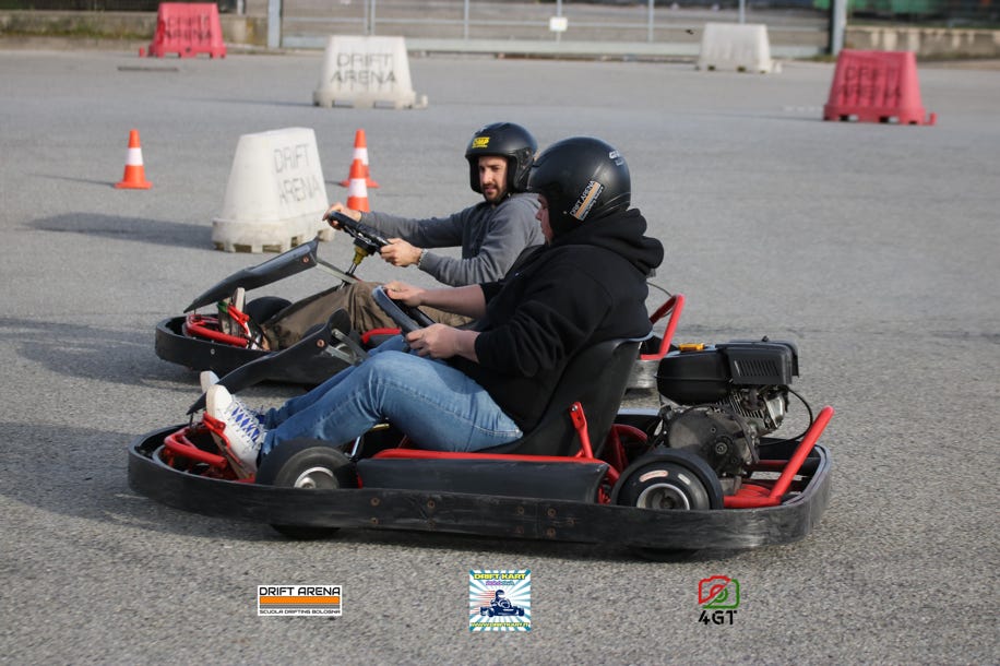 Go Kart da Drifting, Slider Trike Drift, Tracciato da Kart
