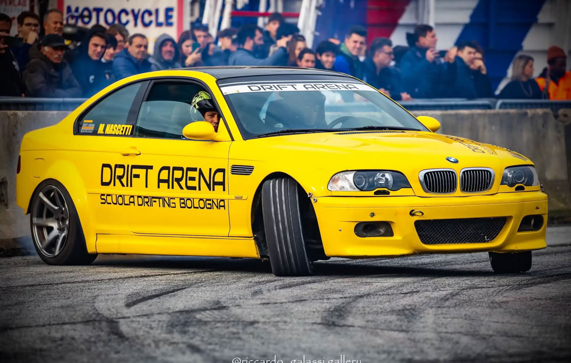 Drift Arena, Corsi drift, Scuola Drifting Bologna, Massimo Nascetti BMW M3 E36