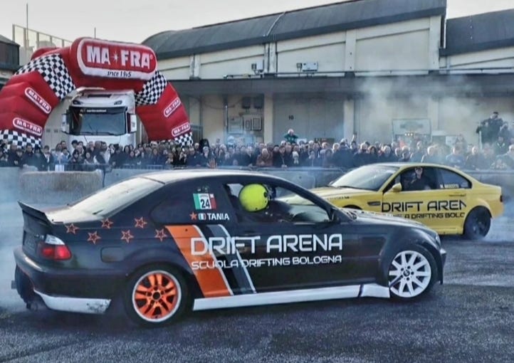 Tania Bovolenta, istruttore Drifting, Drift Arena, Scuola Drift, Drifting Academy