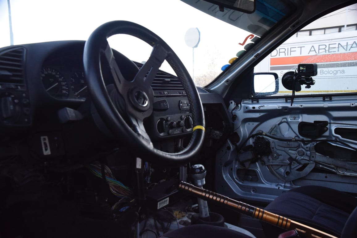 Freno a mano, Corsi, BMW E36, Drift Arena Interni auto, Travesi, Drift, Drifting