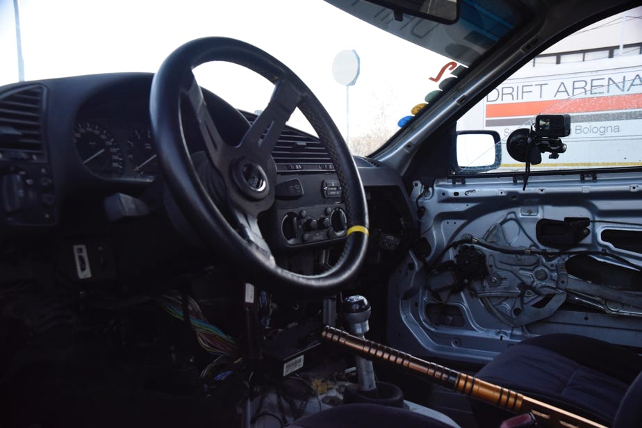 Freno a mano, Corsi, BMW E36, Drift Arena Interni auto, Travesi, Drift, Drifting